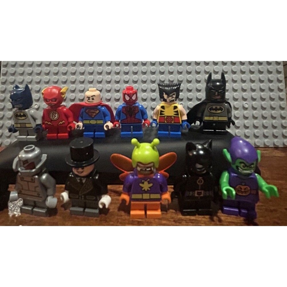 Lot of 12!! Lego Marvel DC Super Heroes Minifigures Mighty Micros RETIRED Batman - Picture 3 of 8